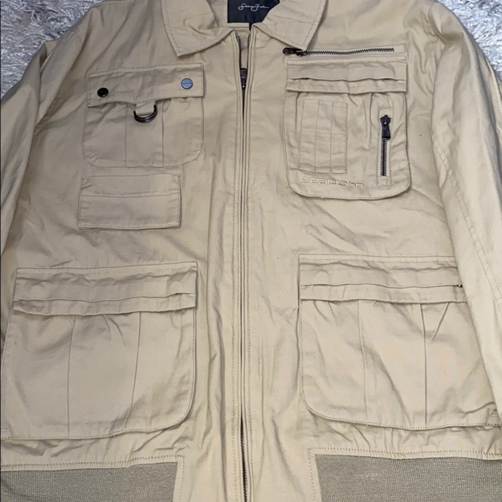 NWOT Mens Vintage Bomber Sean John Jacket - Picture 2 of 8